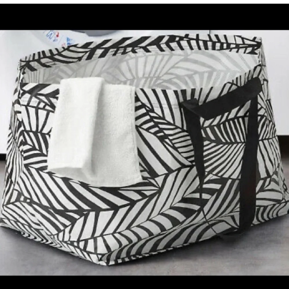 IKEA | SLUKIS NWT Frakta Shopping Bag Large Black White 